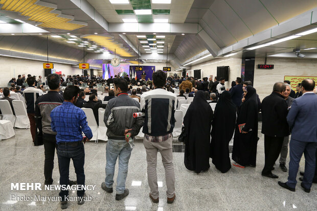 Inauguration of 3 Tehran Metro's new stations