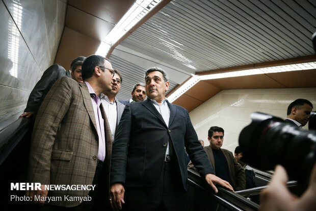 Inauguration of 3 Tehran Metro's new stations