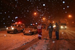 ۶۵۹ مسافر گرفتار در کولاک امداد رسانی شد