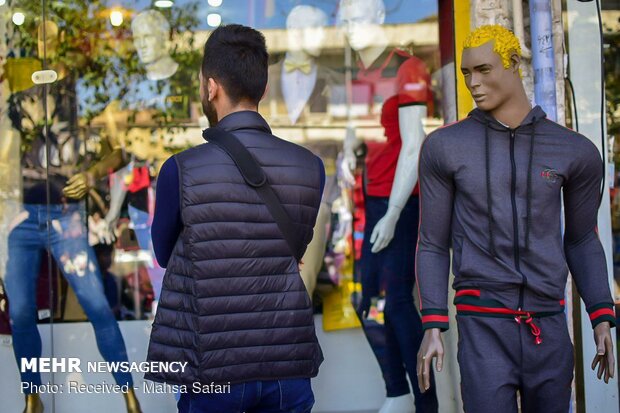 Nowruz shopping in northern city of Gorgan