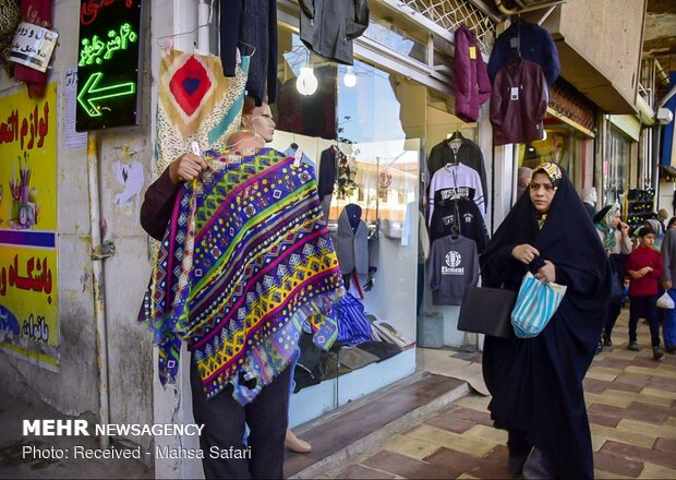 Nowruz shopping in northern city of Gorgan