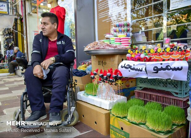 Nowruz shopping in northern city of Gorgan