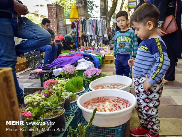 Nowruz shopping in northern city of Gorgan