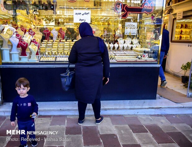 Nowruz shopping in northern city of Gorgan