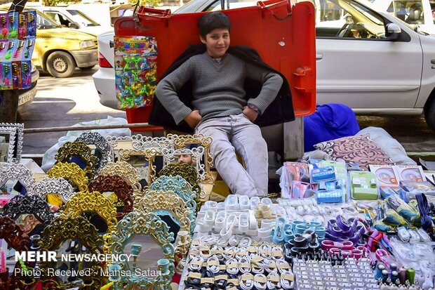 Nowruz shopping in northern city of Gorgan