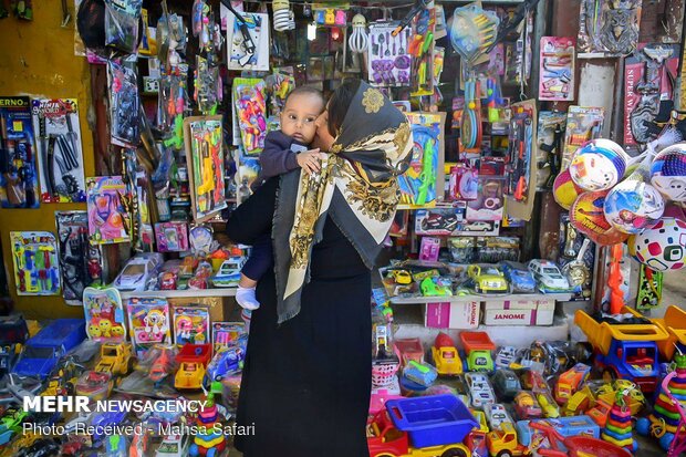 Nowruz shopping in northern city of Gorgan