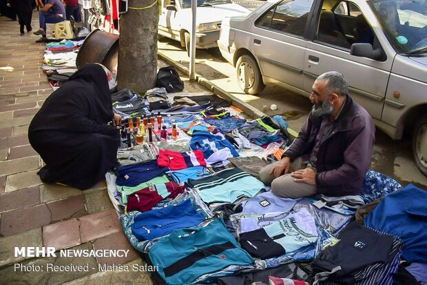 Nowruz shopping in northern city of Gorgan