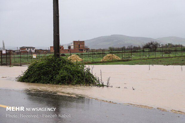 Flood damages in Golestan