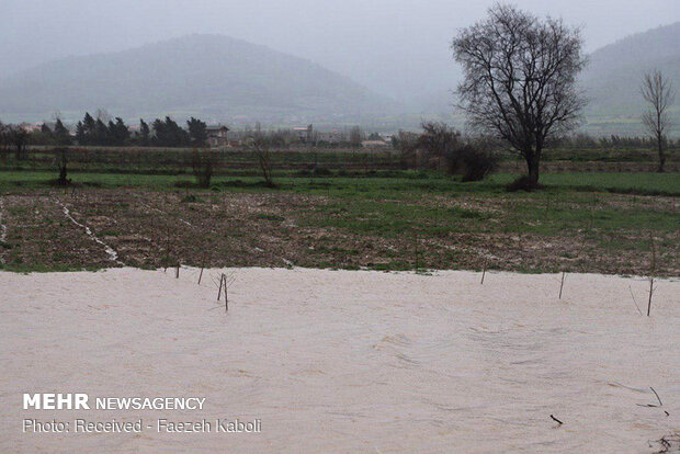 Flood damages in Golestan