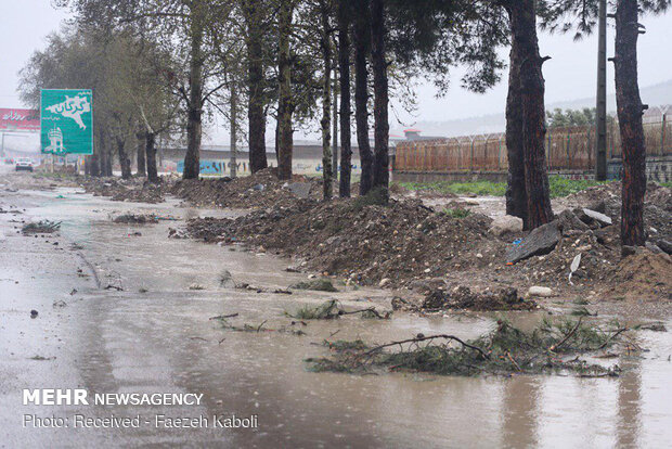 Flood damages in Golestan