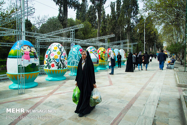 المان‌های نوروزی در گرگان