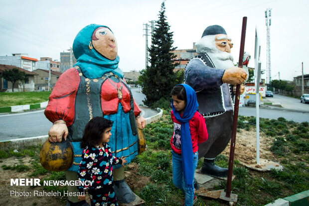 المان‌های نوروزی در گرگان