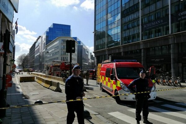یورپی یونین کے ہیڈکوارٹرز کے قریب بم کی اطلاع پر عمارت کو عملے سے خالی کروالیا گیا