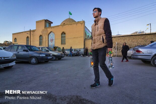 آیین نوروزی «چراغ بران» در شهرکرد