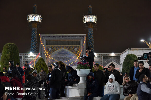 تحویل سال ۱۳۹۸ هجری شمسی در حافظیه شیراز