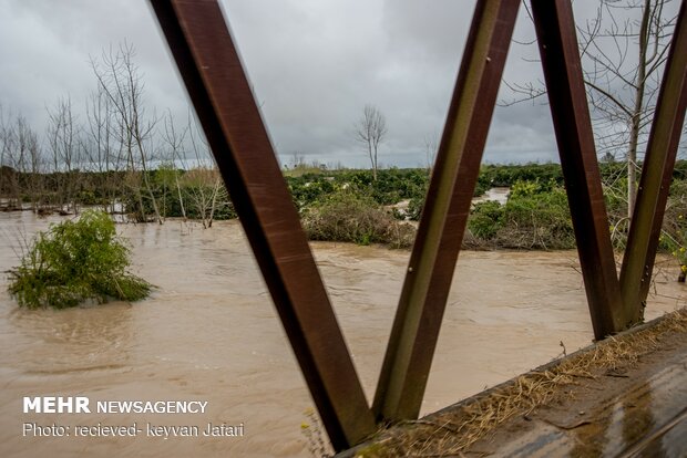 Flood damages in Mazandaran