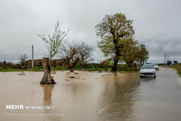 Flood damages in Mazandaran