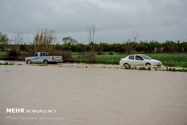 Flood damages in Mazandaran
