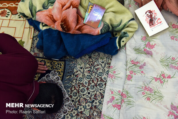 مراسم معنوی اعتکاف در حرم مطهر رضوی