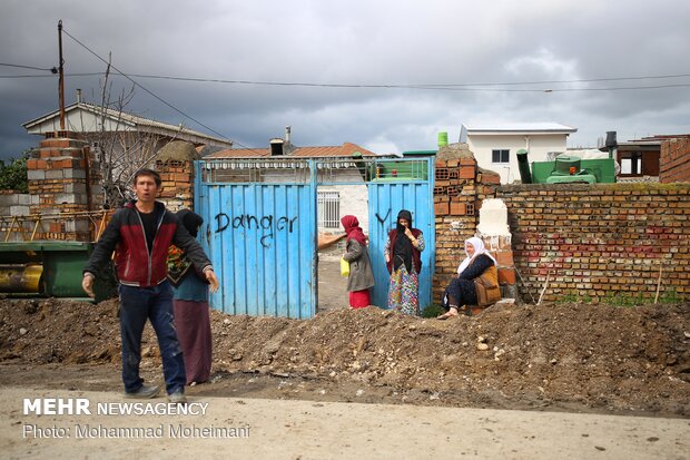 شدت گرفتن سیلاب در روستاهای استان گلستان