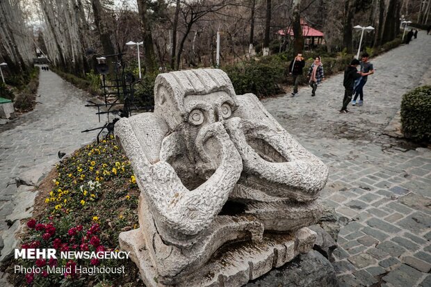 اولین روز فصل بهار در پارک جمشیدیه تهران
