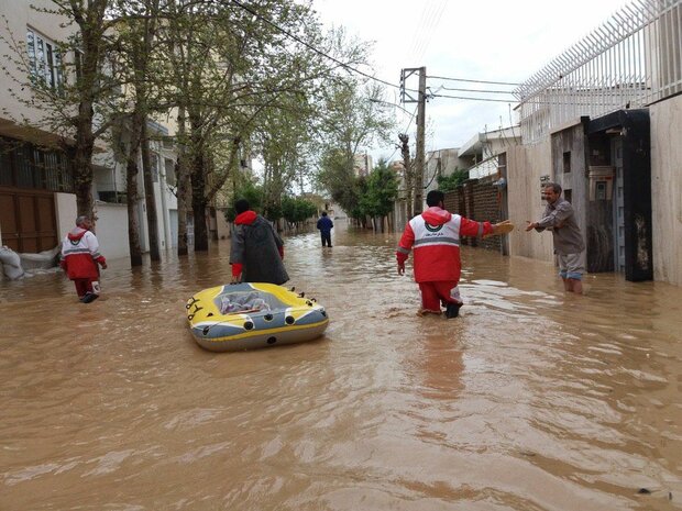 امداد رسانی به بیش از ۳۸ هزار حادثه دیده سیلاب در گلستان