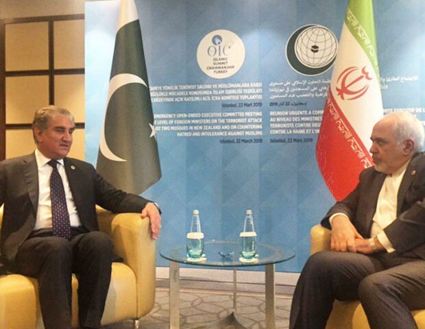 وزیران خارجه ایران و پاکستان دیدار و گفتگو کردند
