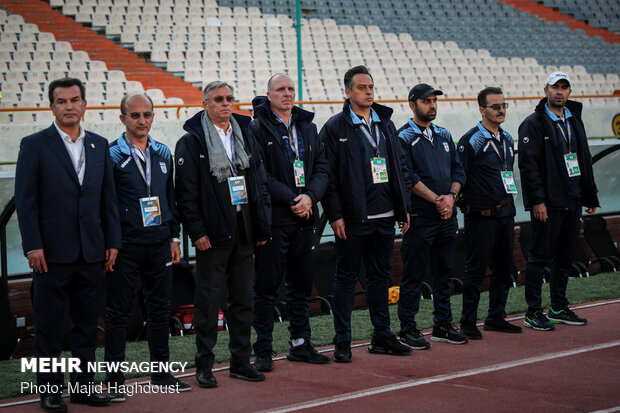 دیدار تیم های فوتبال امید ایران و ترکمنستان