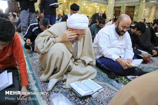 دعای «ام داود» معتکفین در قم