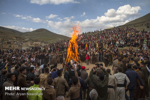 کردستان میں نوروز کا جشن منعقد