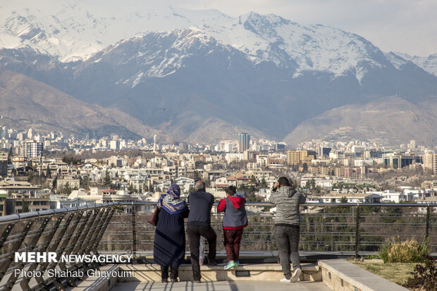 Tehran’s weather condition during Nowruz holidays