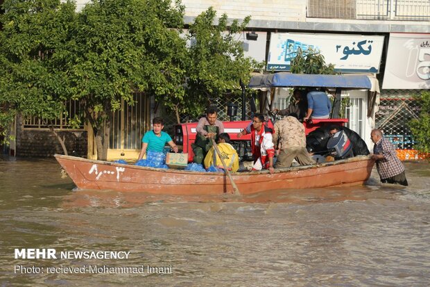استمرار عمليات إغاثة منكوبي السيول شمال البلاد