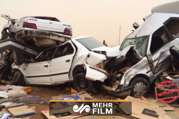 سوانح جاده‌ای در کرمانشاه ۱۰ کشته و ۱۰۸ زخمی به جاگذاشت