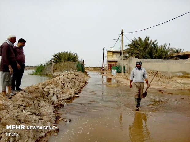 آب نهرهای روستاهای بخش مرکزی اروندکنار وارد منازل شد - خبرگزاری مهر | اخبار  ایران و جهان | Mehr News Agency