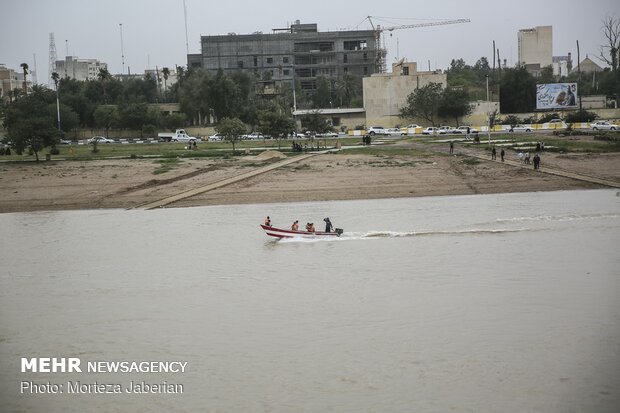 بالا آمدن سطح آب کارون