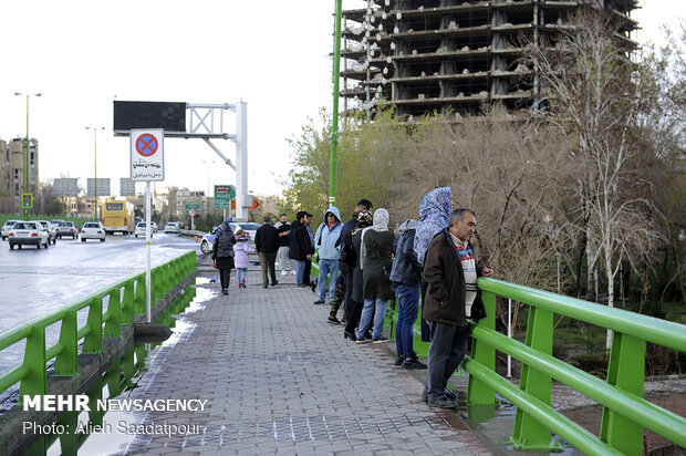 عودة المياه الى مجاريها في نهر "زاينده رود" باصفهان 