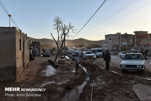 Relief to flood victim families in Shiraz