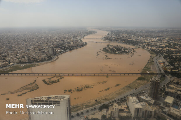 احتمال سیلابی شدن جاده‌های خوزستان/فردا شهرهای خود را ترک نکنید