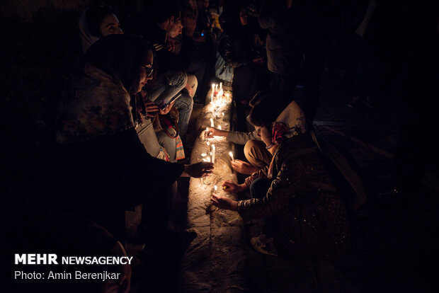 People remember flood victims in Shiraz