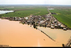 Following abundant rainfalls in Ahvaz, Khuzestan province, water level has significantly rose in rivers in the region.