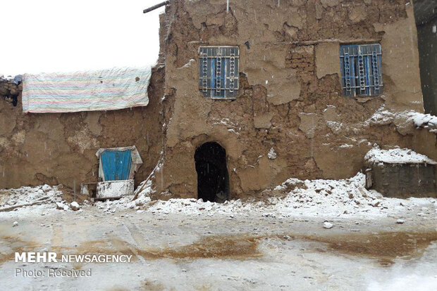 تخریب منازل در روستای خالق آباد زنجان