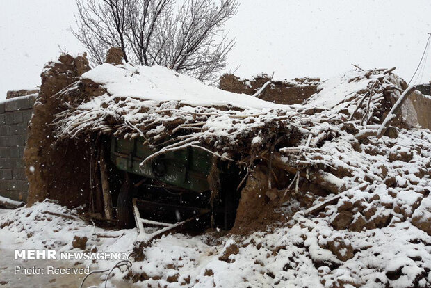 تخریب منازل در روستای خالق آباد زنجان