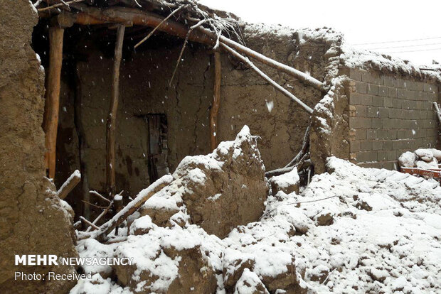 تخریب منازل در روستای خالق آباد زنجان