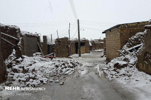 تخریب منازل در روستای خالق آباد زنجان