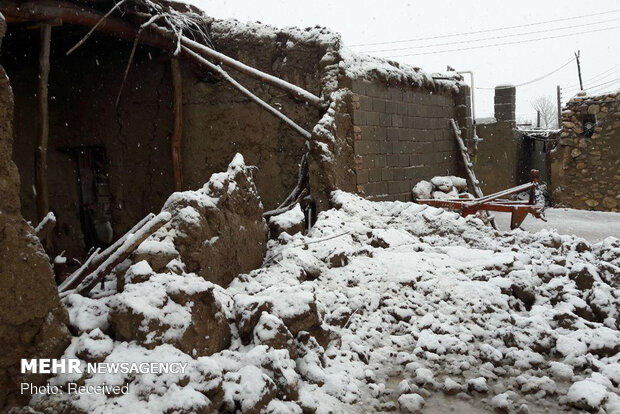 تخریب منازل در روستای خالق آباد زنجان