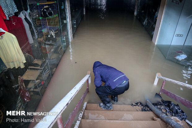 Flood damage in Khorramabad 