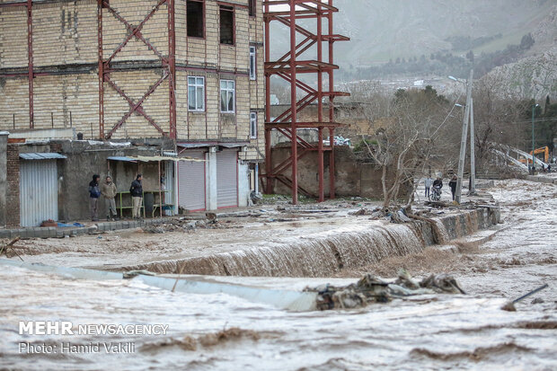 Flood damage in Khorramabad 