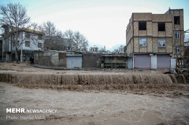 Flood damage in Khorramabad 