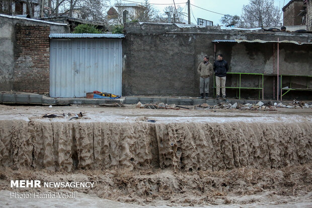 Flood damage in Khorramabad 