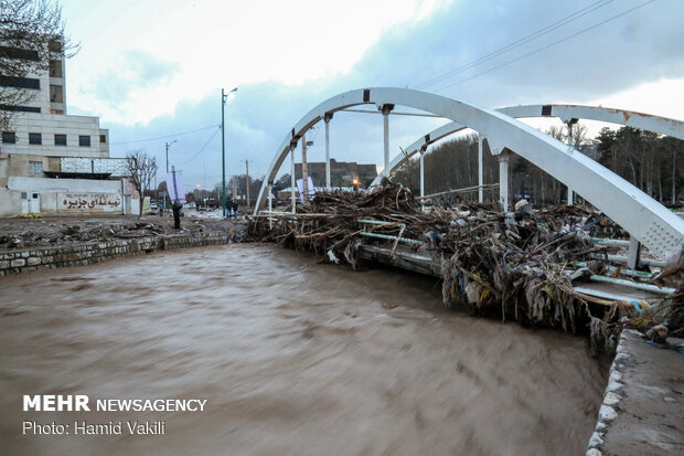 Flood damage in Khorramabad 